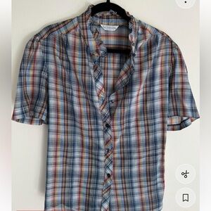 Vintage Miss Fashionality fall Plaid Shirt